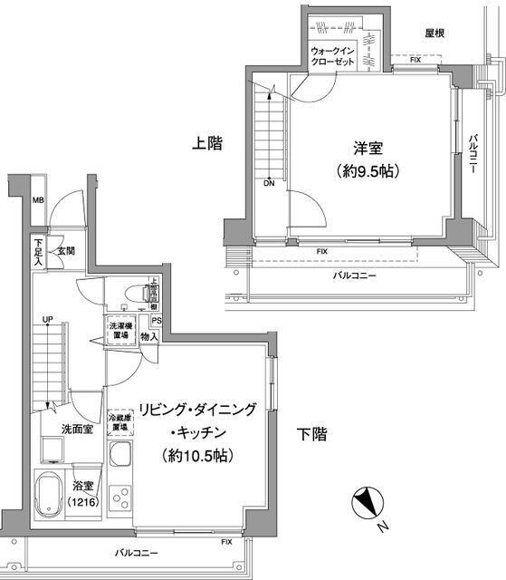 ＴＨＥ　ＣＵＢＥ（501） 間取り図画像