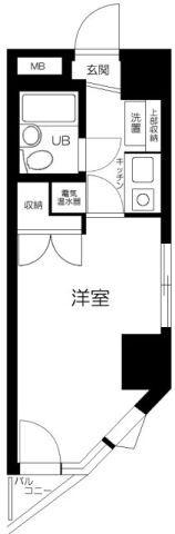 パールマンション白山（603） 間取り図画像