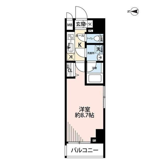 プレール・ドゥーク文京湯島（804） 間取り図画像