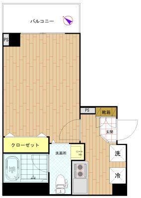 アリーチェ文京根津（702） 間取り図画像