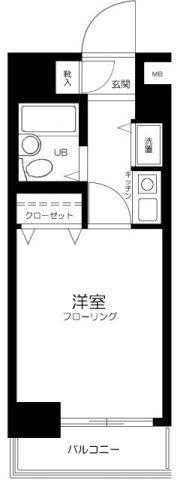 アドリーム千駄木（801） 間取り図画像