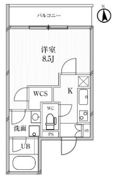 文京区湯島マンション 間取り図画像