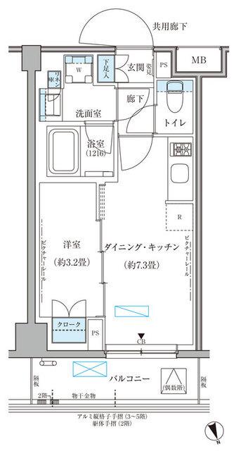 パークアクシス文京本郷（522） 間取り図画像