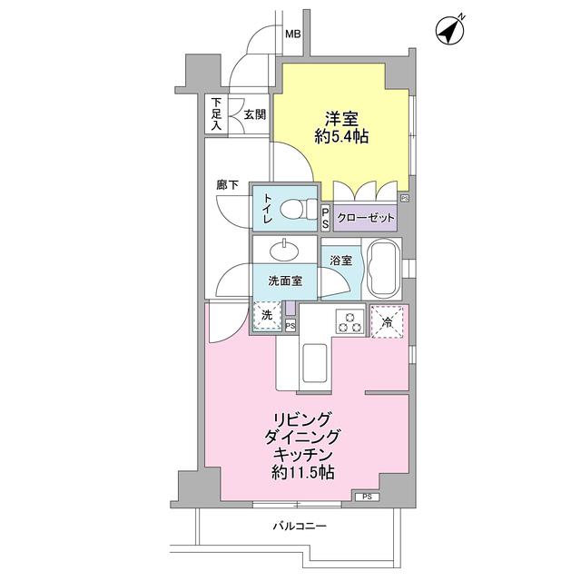 サンピエス根津（301） 間取り図画像
