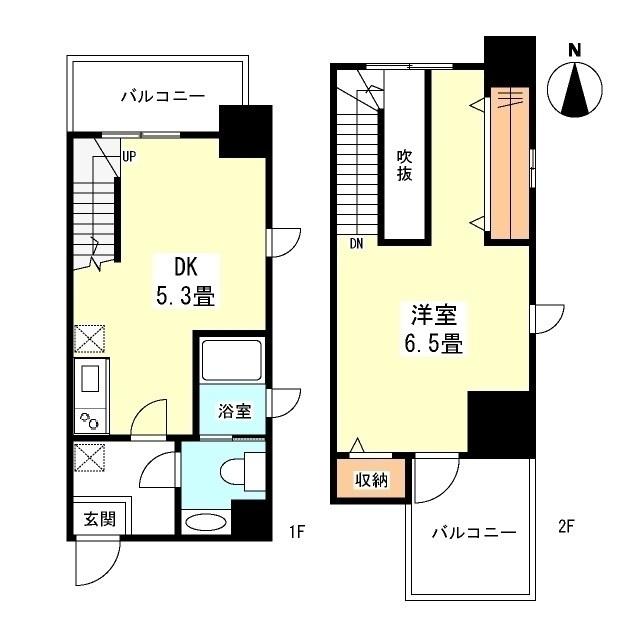グランビュー御茶ノ水（703） 間取り図画像