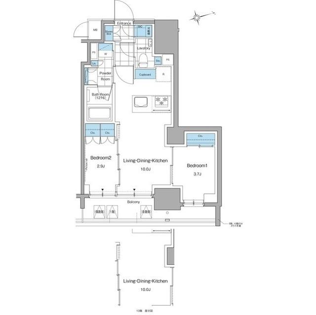 ルフォンプログレ本郷三丁目（0805） 間取り図画像
