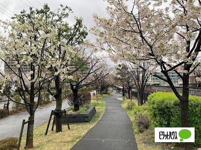 北砂緑道公園：1455m