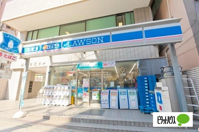ローソン神田明神店：80m