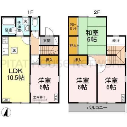  間取り図写真