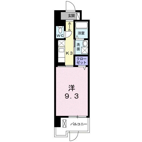 グランクリュ佐古　ＷＥＳＴ（105） 間取り図画像