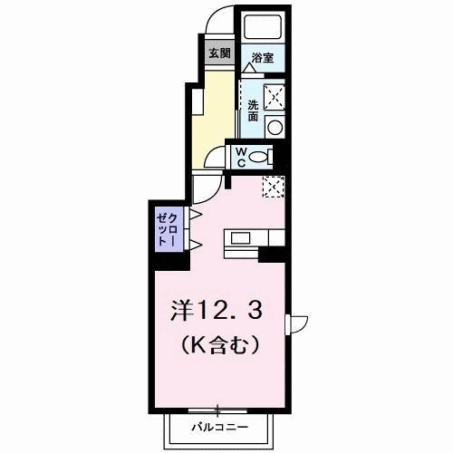 ルミナス藍住Ａ（101） 間取り図画像