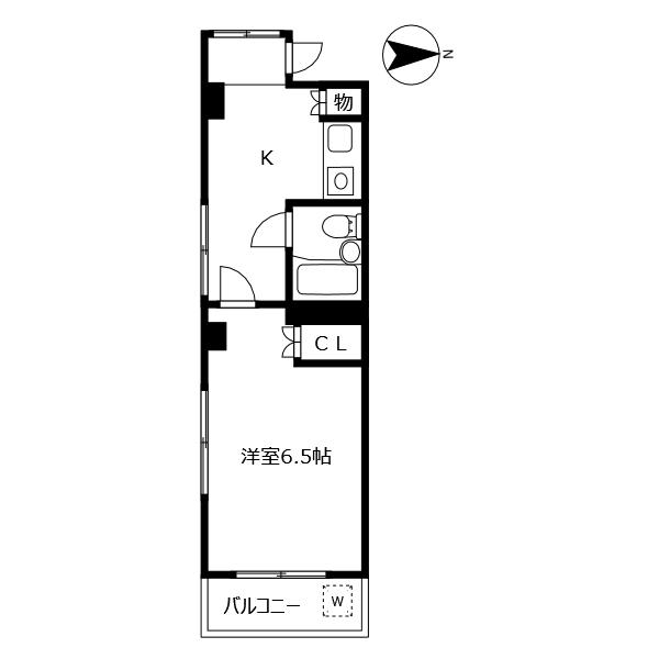 ハッピーハイツ 間取り図画像