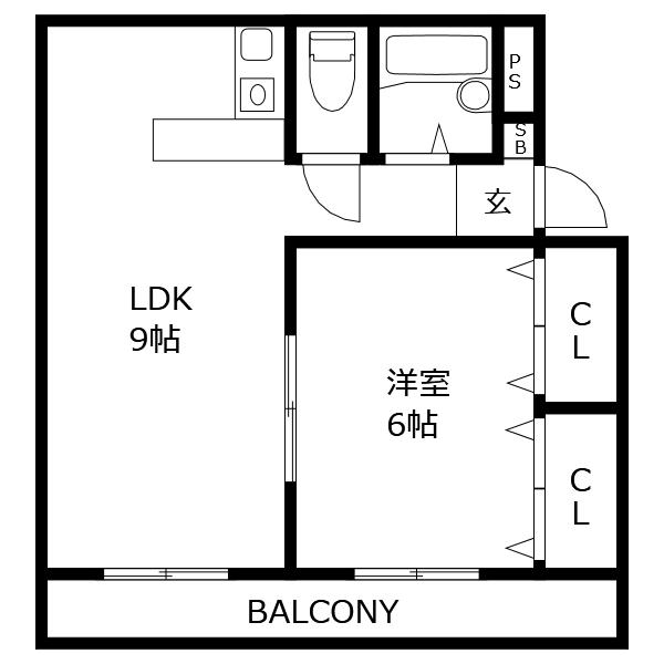 間取図(平面図)