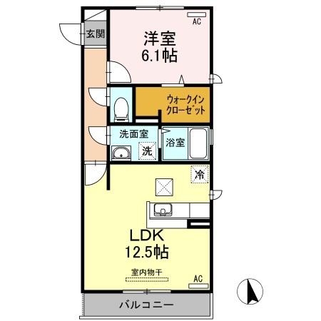 ルミエール　E棟（101） 間取り図画像