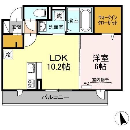 ジャスミンＨＹＭ Ⅱ 間取り図画像