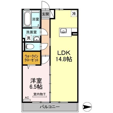 ウィルモア夷山　Ｂ棟 間取り図画像
