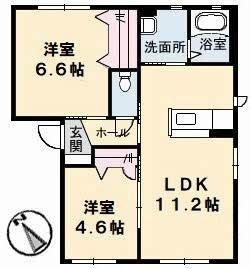 シャーメゾンプランドール　B棟 間取り図画像