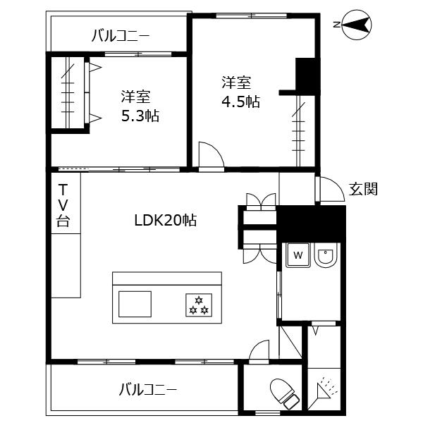 間取図(平面図)