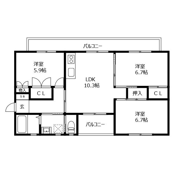 間取図(平面図)