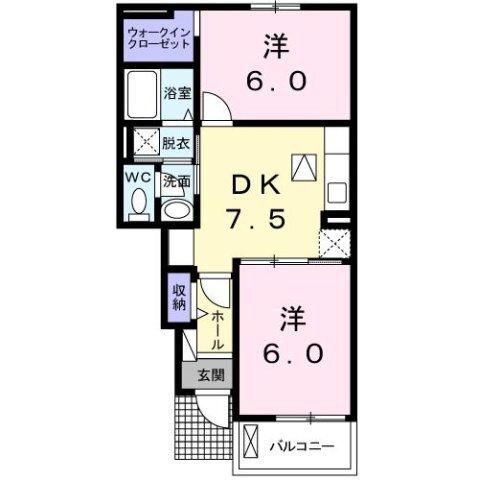コンフォート　アシロⅡ 間取り図画像