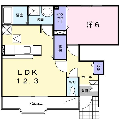 アルカンシエル 間取り図画像