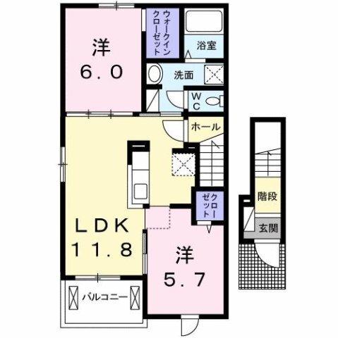 リンク　Ａ 間取り図画像