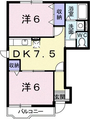 ファー　イースト 間取り図画像