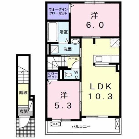 クレシェンド　ラブ　Ⅲ 間取り図画像
