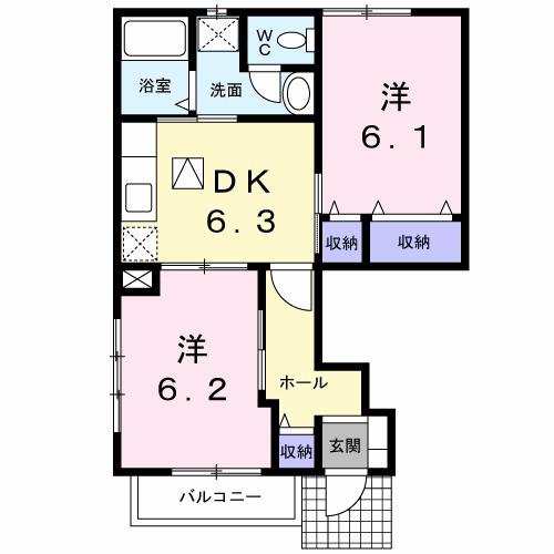 プレアヴェニューＡ（101） 間取り図画像