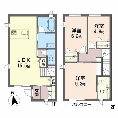 シャーメゾン　グローカル 間取り図画像