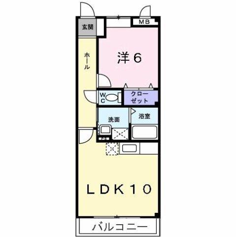 ヴィラージュ・コート（201） 間取り図画像