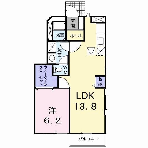 フォンテーヌＡ（101） 間取り図画像