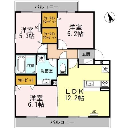 ラフィーナ 間取り図画像