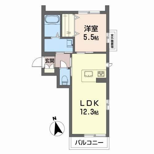 ベレオ助任橋 間取り図画像