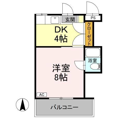 メルシーハイツ 間取り図画像