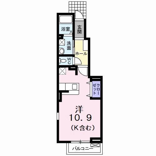ボンヌ・シャンス（105） 間取り図画像