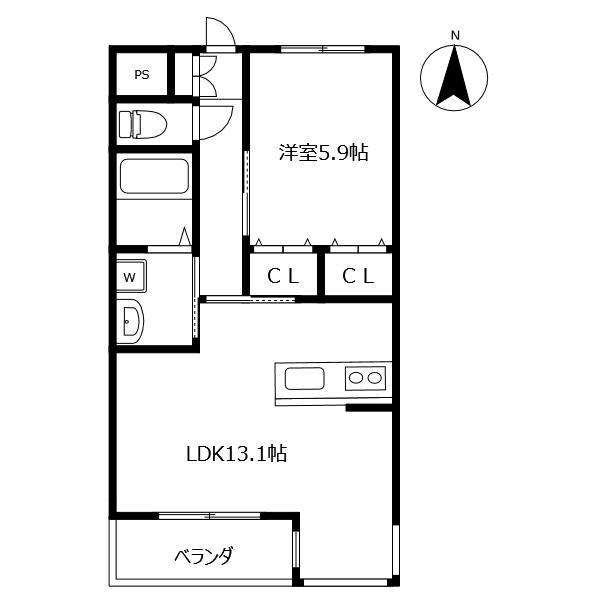 ベルクレール東吉野 間取り図画像