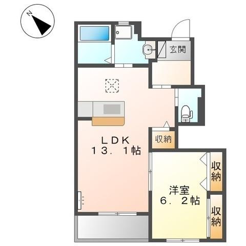 ツインズI番館 間取り図画像