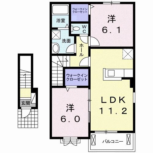 レイナ　Ⅰ 間取り図画像