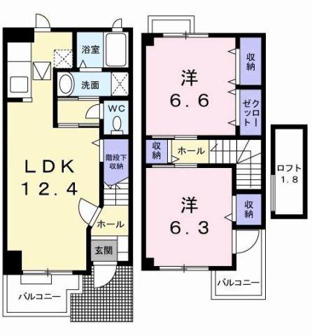 アウローラＡ 間取り図画像