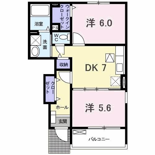 サンパティーク・パレス　Ｂ（103） 間取り図画像