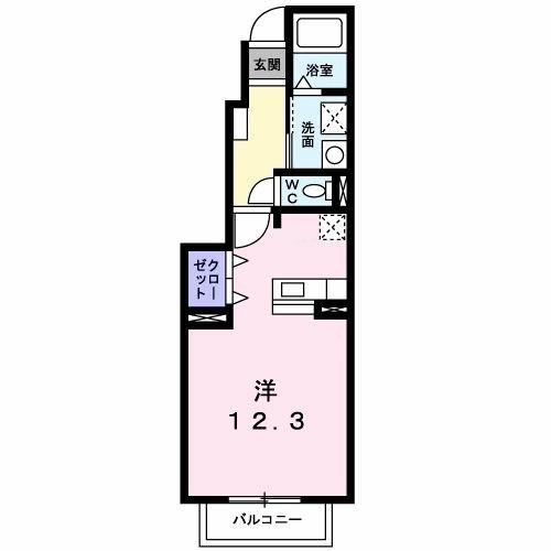 パンタナ−ル（102） 間取り図画像