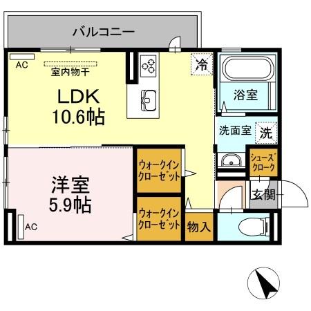 メゾン沖浜 間取り図画像