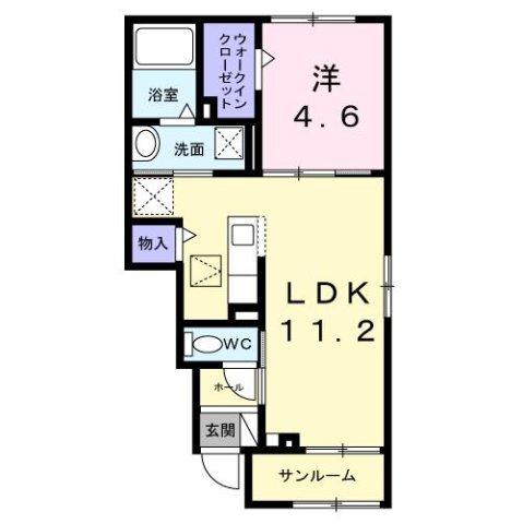 グレイス　八万（105） 間取り図画像