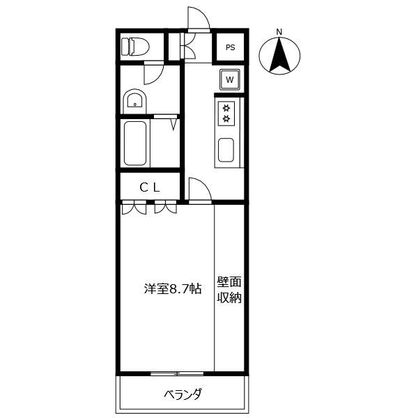 エクセルコート南島田 間取り図画像