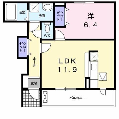 サニースクエアＡ 間取り図画像
