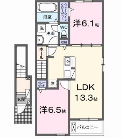 ヒラソール（207） 間取り図画像