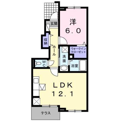 ライトブレス　Ｂ（103） 間取り図画像