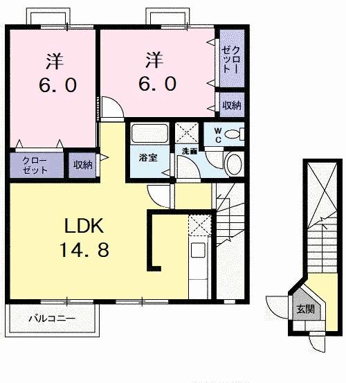ウィルレジデンスⅦ（203） 間取り図画像