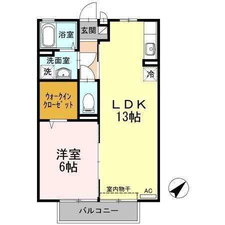 セジュール川南 間取り図画像